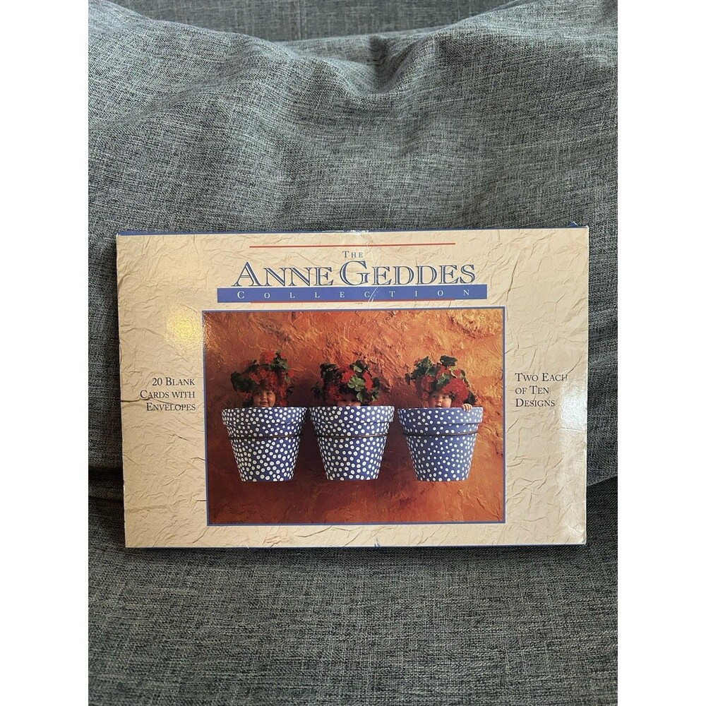 The Anne Geddes Collection 16 Blank Cards With 16 Envelopes Vintage